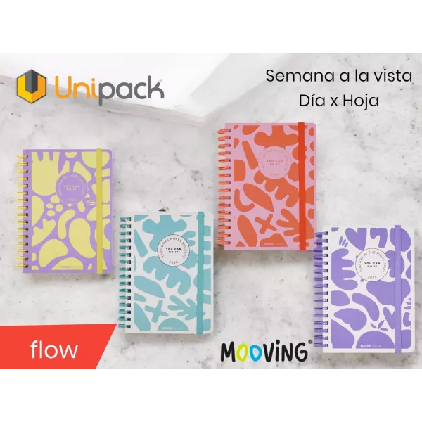 AGENDA MOOV. ESP. FLOW 15X21 176P 1404238