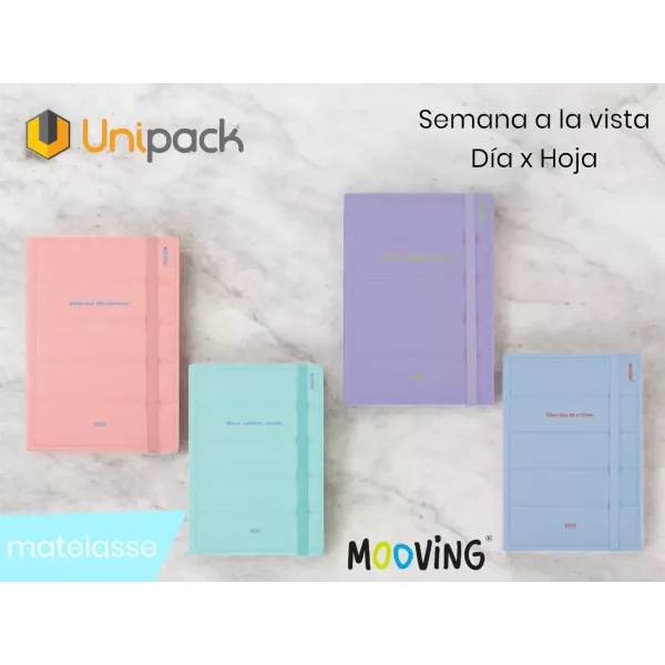 AGENDA MOOV. ESP. MATELASSE 15X21 176P 1404243