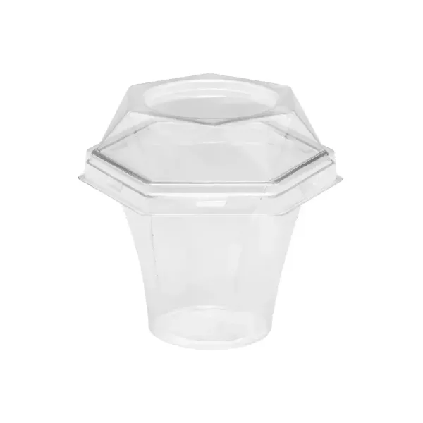 POTE DIAMANTE G671 C/TAPA 85X75 X79 110ML - 100U