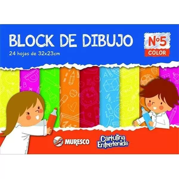 BLOCK DIBUJO MURESCO COLOR 23X32X24H