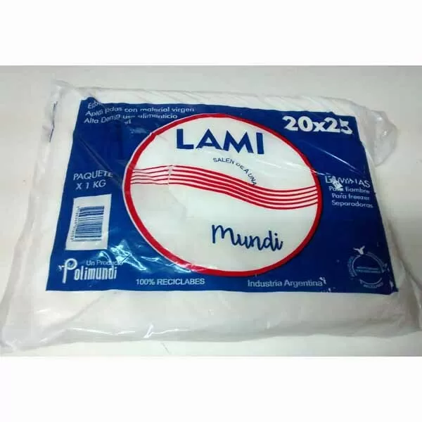 FOLEX LAMINA POLIMUNDI 20X25 X 1 KG