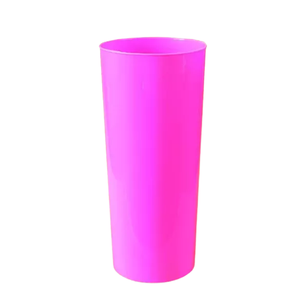 VASO TRAGO LARGO PP ROSA KOVALPLAST