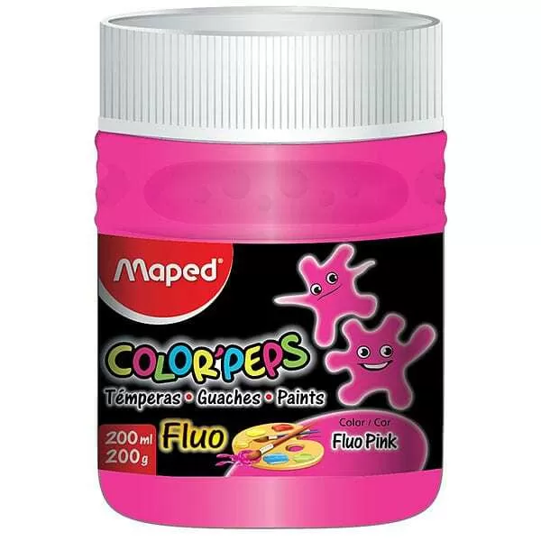 TEMPERA COLORPEPS POTE 250G ROSA FLUO