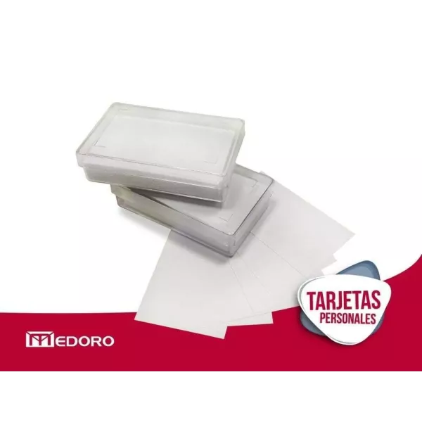 TARJETA MEDORO OBRA 118G X 100U (8113)