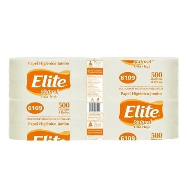 PAPEL HIG. ELITE SH BEIGE 4X500M (6109)