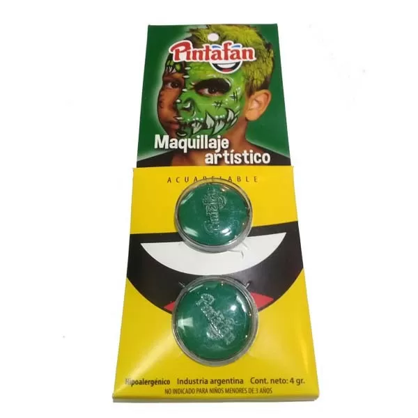 MAQUILLAJE ACUARELABLE PINTAFAN VERDE OS. X 2 (13-32