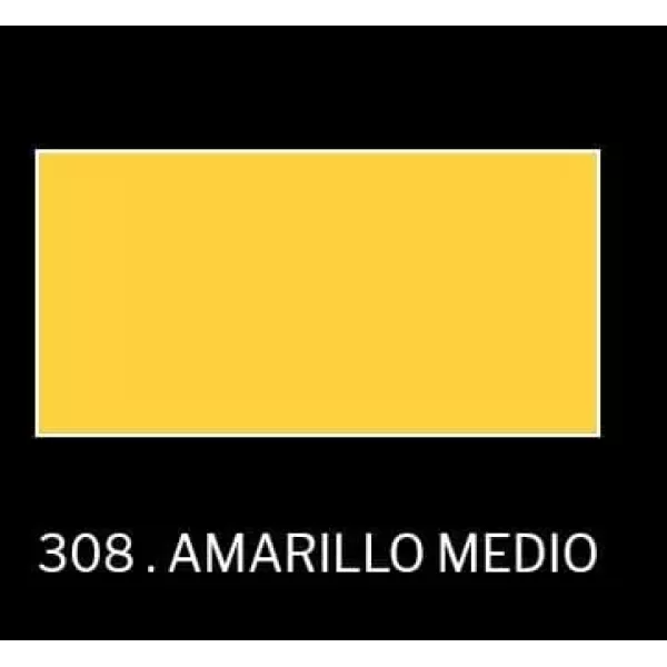 PINTURA TELA EQ 37CC AMARILLO MEDIO 308