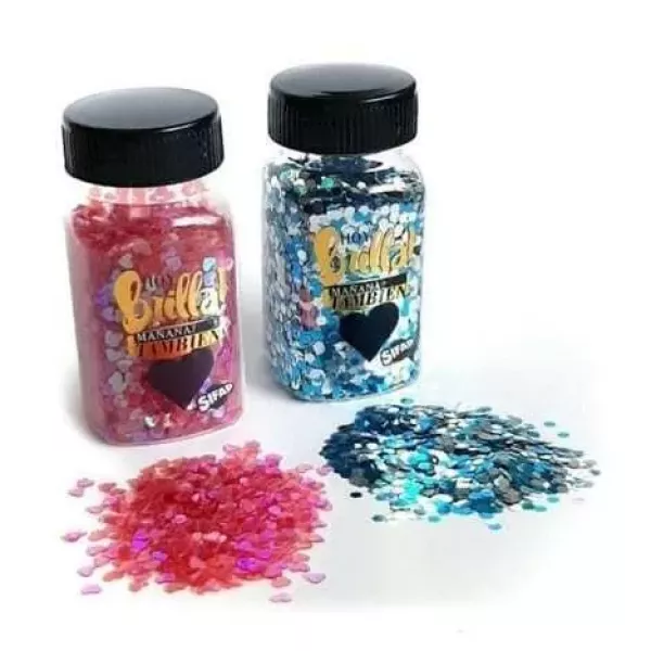 BRILLANTINA SIFAP FORMAS CORAZON POTE X 25G