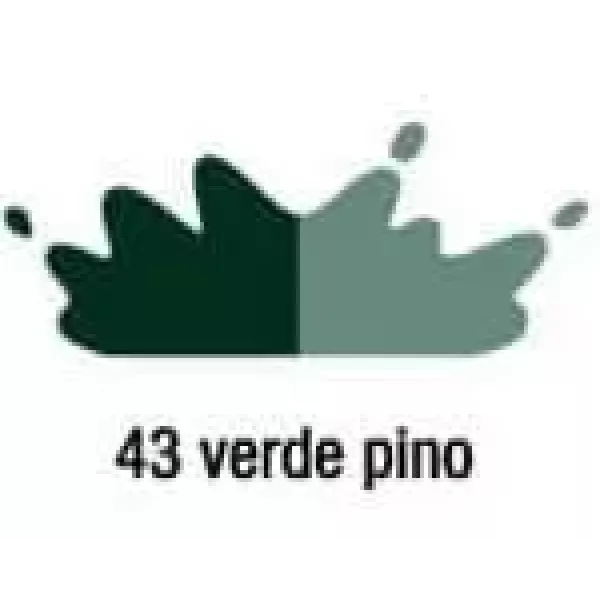 PINTURA ACR. DELARTE 50CC VERDE PINO 43