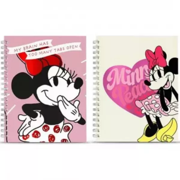 CUADERNO MINNIE ESP. T/D 16X21 80H RAY. 1205131