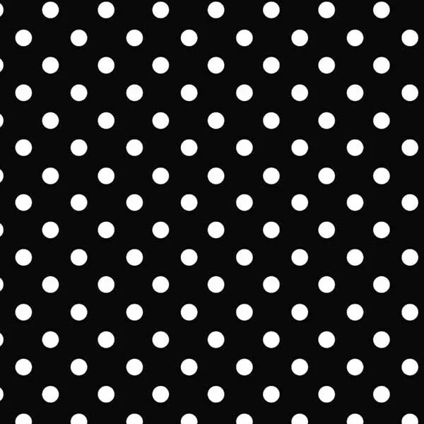 PAPEL FORRAR NEGRO LUNAR BLANCO 50X70