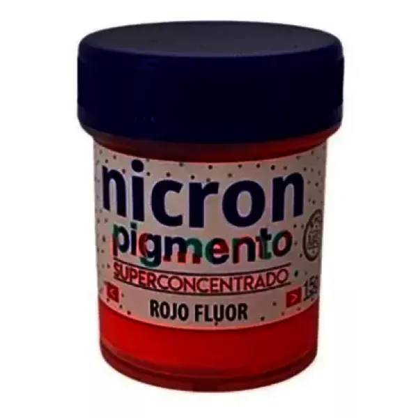 PIGMENTO NICRON X 15GR ROJO FLUOR