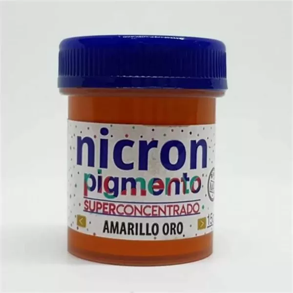 PIGMENTO NICRON X 15GR AMARILLO ORO