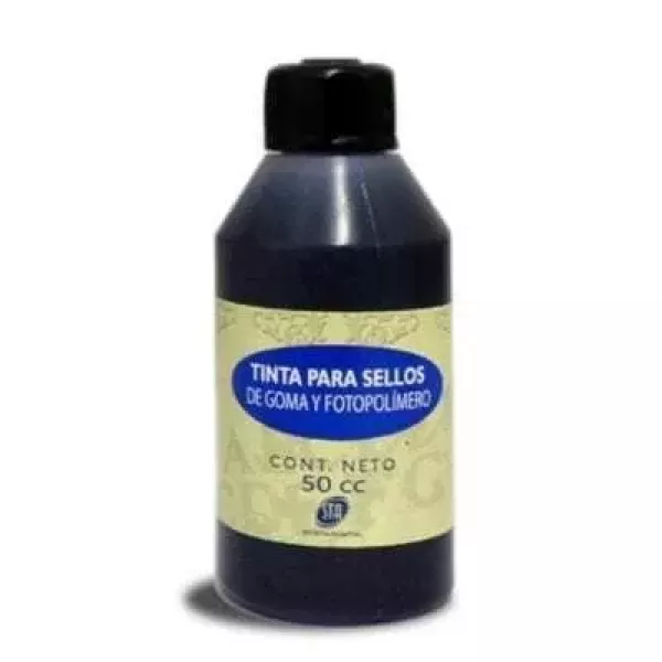 TINTA P/SELLOS STA 50CC NEGRO