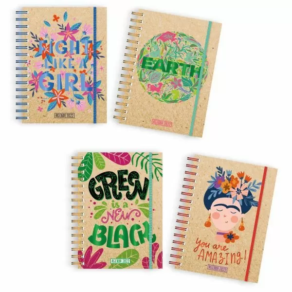 AGENDA ONIX ESP. GIRL KRAFT 16x22 144 PAG (23017.6)