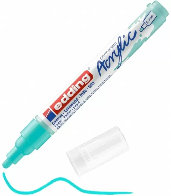MARCADOR EDDING 5100 ACRILICO MEDIO TURQUESA FUERTE