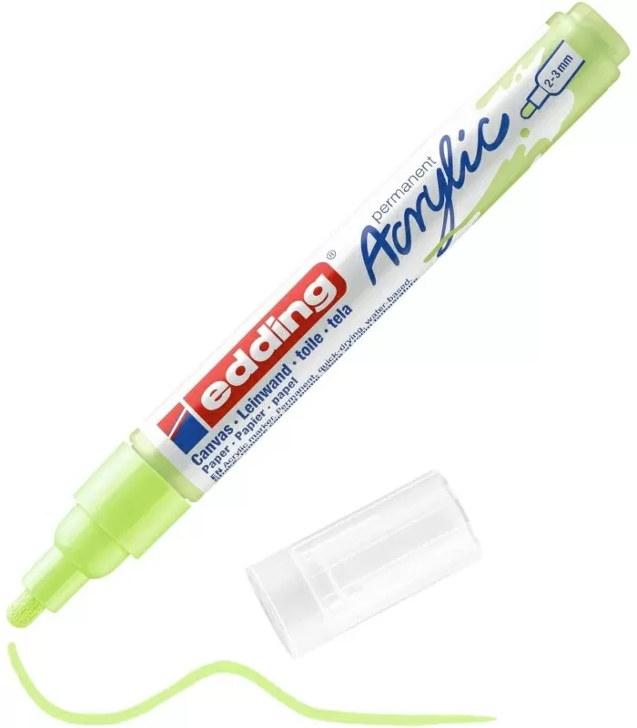 MARCADOR EDDING 5100 ACRILICO MEDIO VERDE PASTEL
