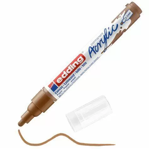 MARCADOR EDDING 5100 ACRILICO MEDIO AVELLANA