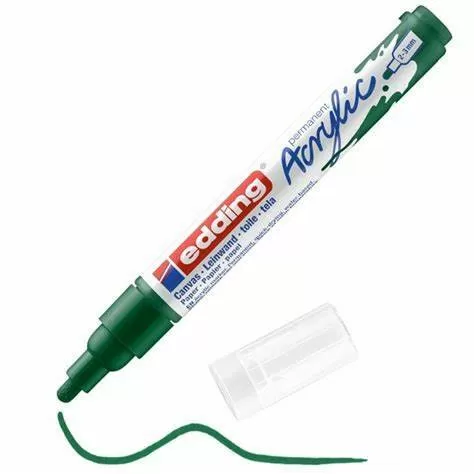MARCADOR EDDING 5100 ACRILICO MEDIO VERDE MUSGO