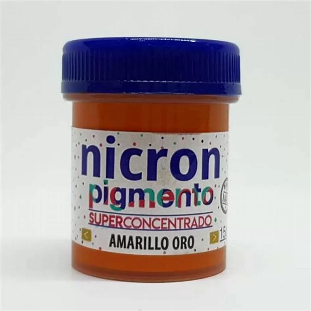 PIGMENTO NICRON X 15GR AMARILLO ORO